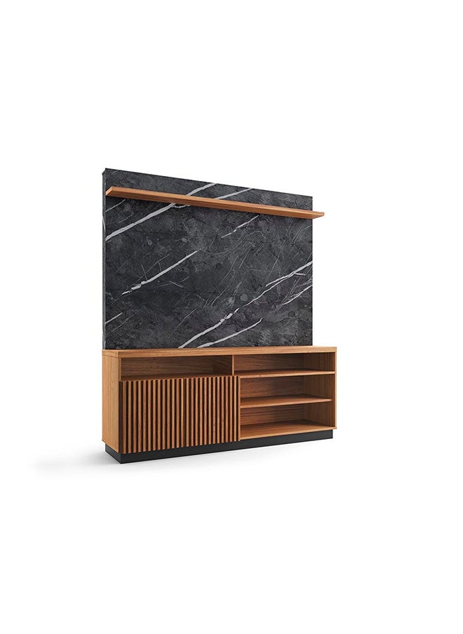 DANUBE HOME - Memphis TV Cabinet Home Theater Entertainment Modern Design Wall Unit Furniture Wooden TV Stand For Living Room Bedroom TV Unit Rack L160xW42.3xH181.1cmMulti Color - Image 1