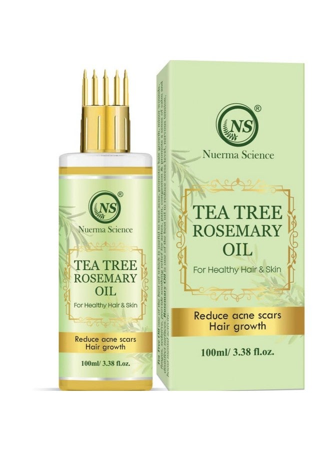 Nuerma Science Tea Tree Rosemary Hair Oil For Hair Growth, Healthy Hair & Hair Fall Control, 100 Ml - Image 1