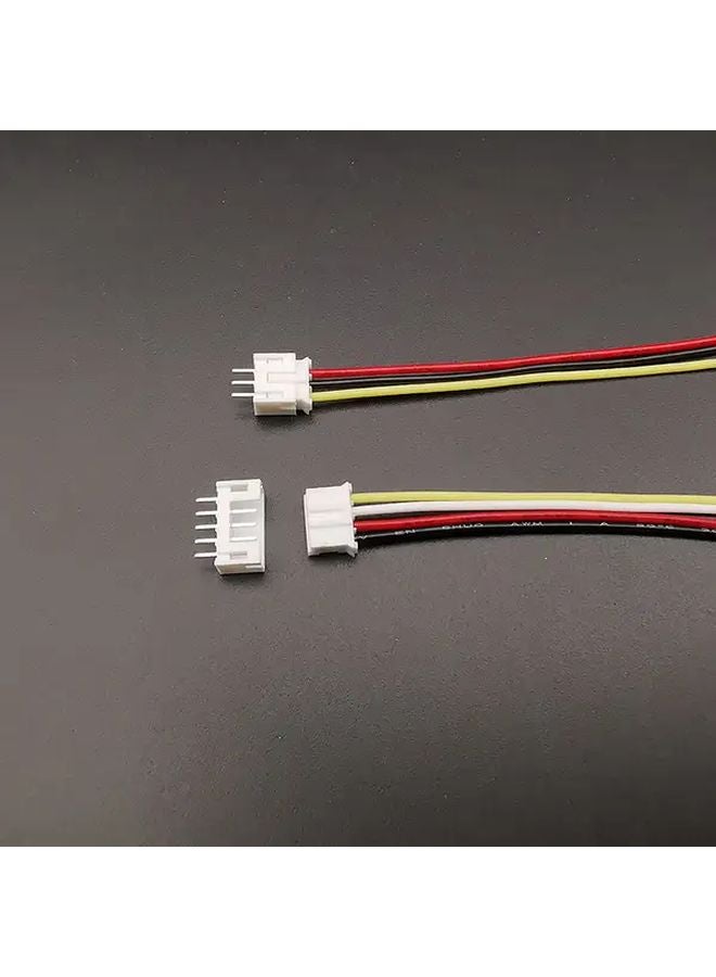 موصل ذكري/أنثوي JST PH2.0 2.0مم (7.87بوصة) مع سكن و كابل سلك 26AWG - 6 دبوس - Image 3