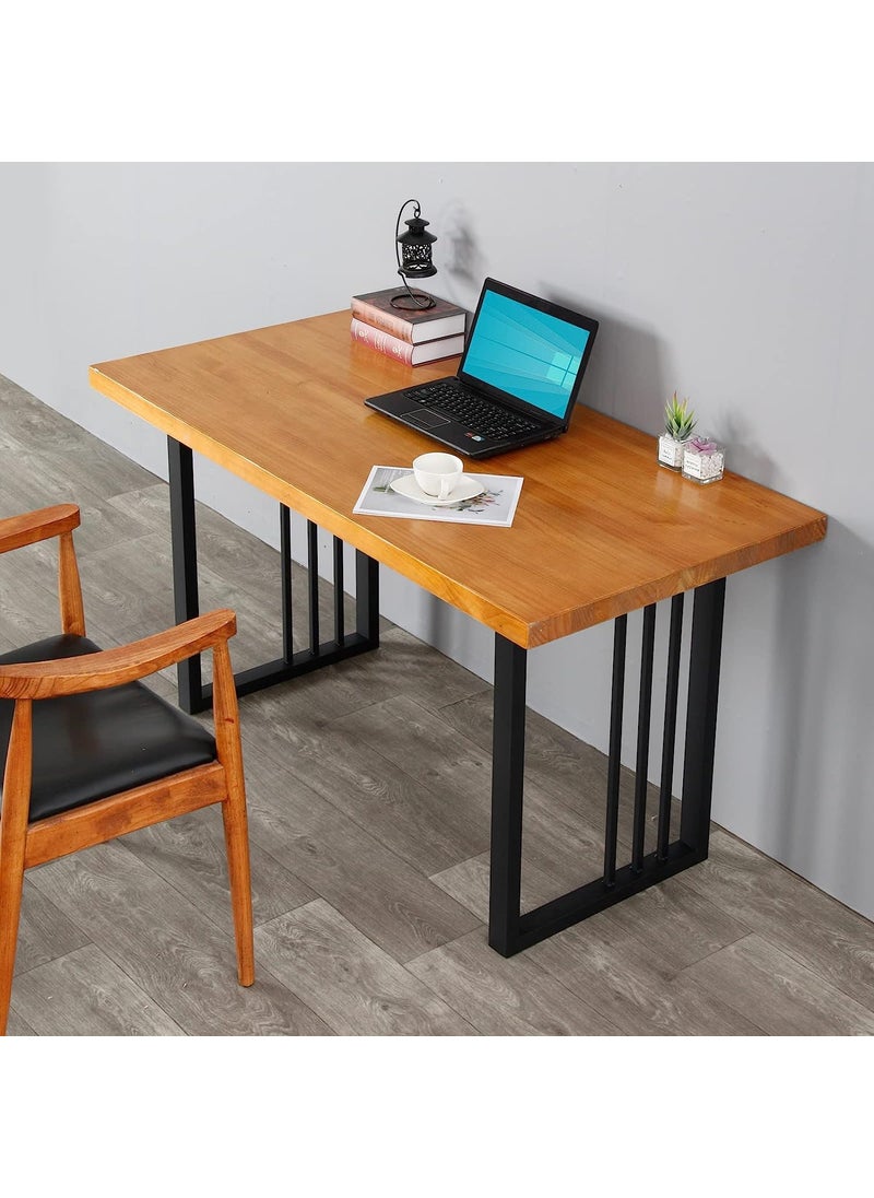 HIRVALL HIRVALL Metal Table Legs Heavy Duty Iron Desk Legs Set of 2 28 Height 17 Wide Industrial Furniture LegsDining Table LegsModern Coffee Table LegsBench Legs  - Image 2
