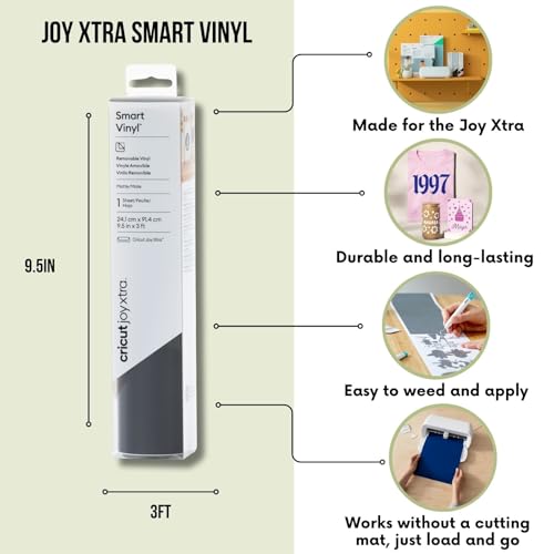 Cricut Joy Xtra Machine with Printable Sticker Paper and Vinyl Sampler Bundle - Beginner Sticker and Decal Making Kit with Cutting Machine and Tools -DIY Decor, Tumbler Stickers and Laptop Decals - Image 5