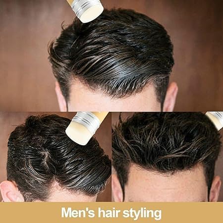 anezus Argan Oil Hair Wax Stick Hair Finishing Stick Hair Pomade Stick Edge Control Smooth Stick for Hair NonGreasy Styling Edge Frizz Hair Moisturising Wax for Strong Hold 75 g  Keratin ARGAN OIL - Image 2