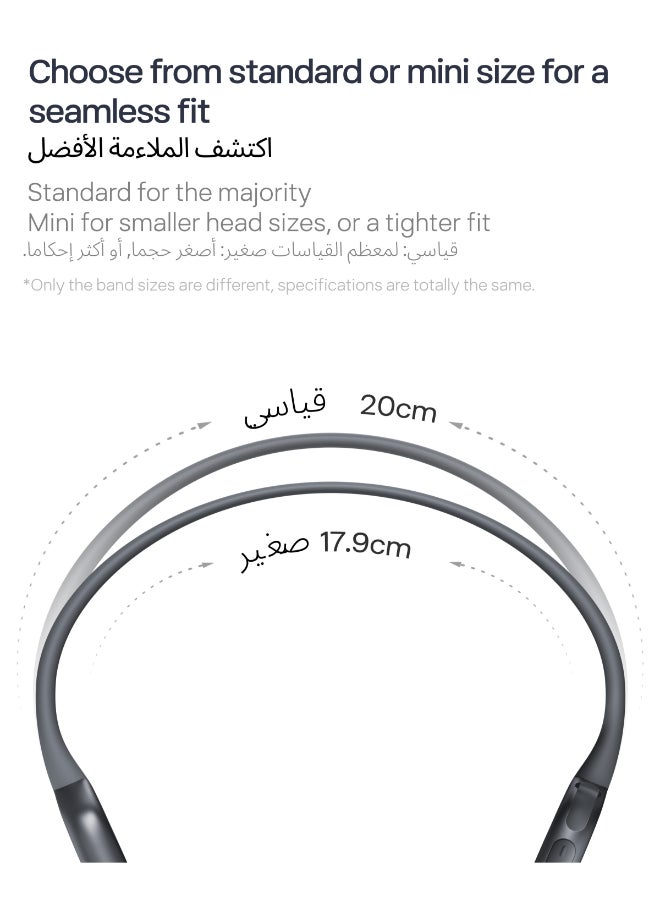 شوكز سماعات رياضية صغيرة من شوكز OpenRun Pro 2 بتقنية توصيل العظام - سماعات أذن لاسلكية مفتوحة مع بلوتوث 5.3، ميكروفونات لإلغاء الضوضاء، مقاومة للماء IP55، 12 ساعة من وقت التشغيل، شحن سريع USB-C - Image 5