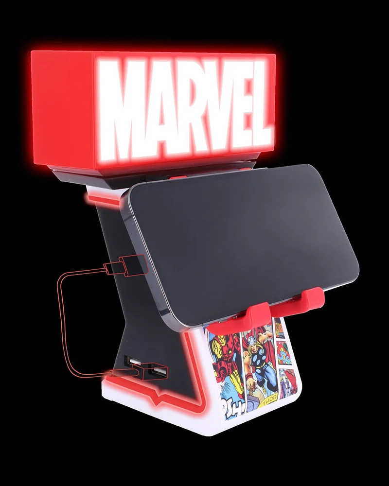 كابل جايز حامل هاتف ووحدة تحكم مارفل مضيء