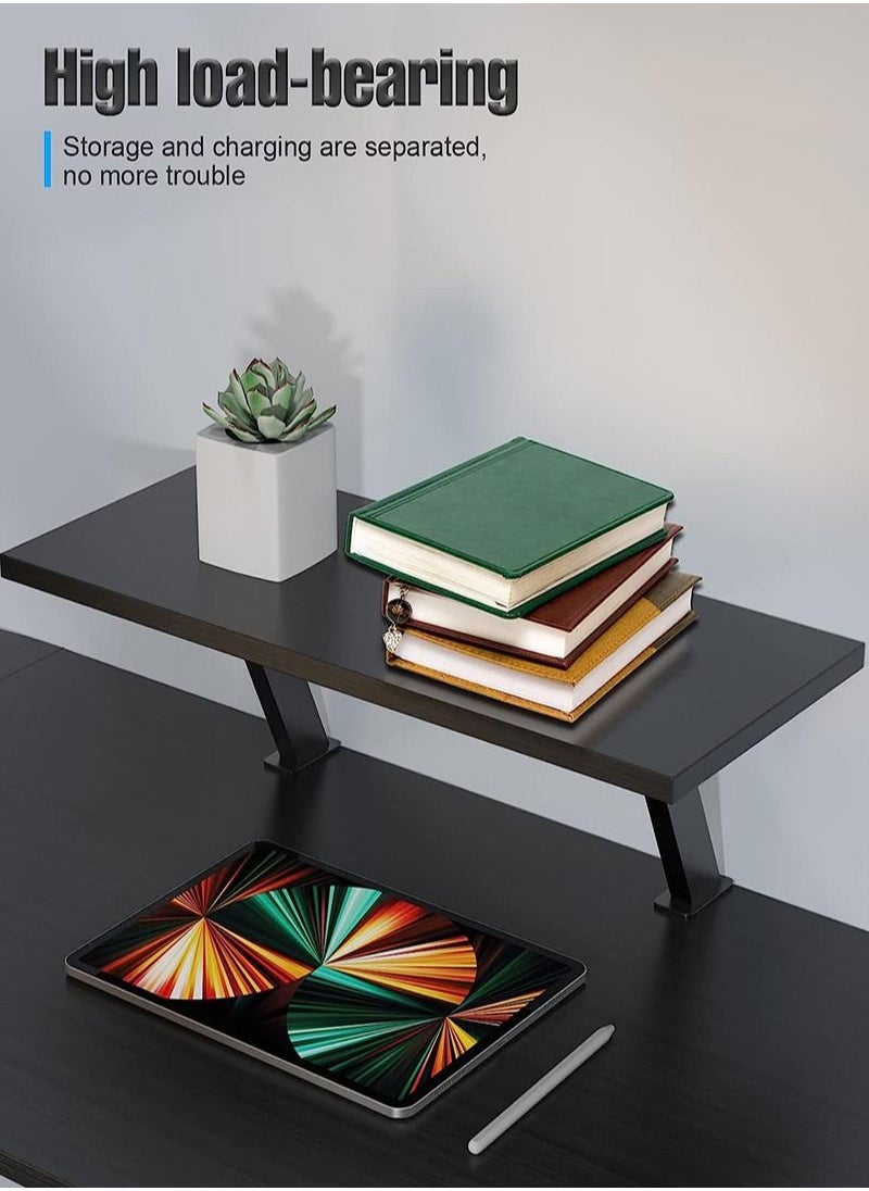 مكتب زاوية على شكل حرف L لجهاز الكمبيوتر يستخدم للألعاب والكتابة  موفر للمساحة وسهل التجميع بلون أسود