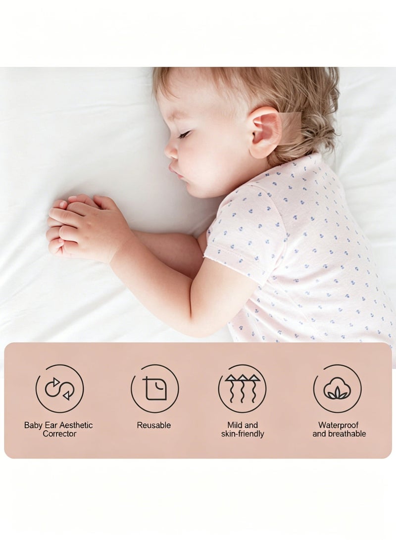 Amanli 2 Pes Auricle Valgus Correction Patch for Baby, Children Ear Correction, Newborn Baby Ear Aesthetic Correctors, Infant Protruding Ear Stickers (4cm*100cm) - Image 2