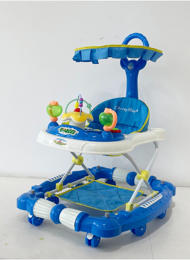 kiddoz Baby Walker - Dark Blue  - Image 2
