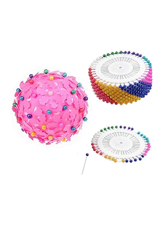 480-Piece Straight Head Corsage Pins Multicolour - Image 3