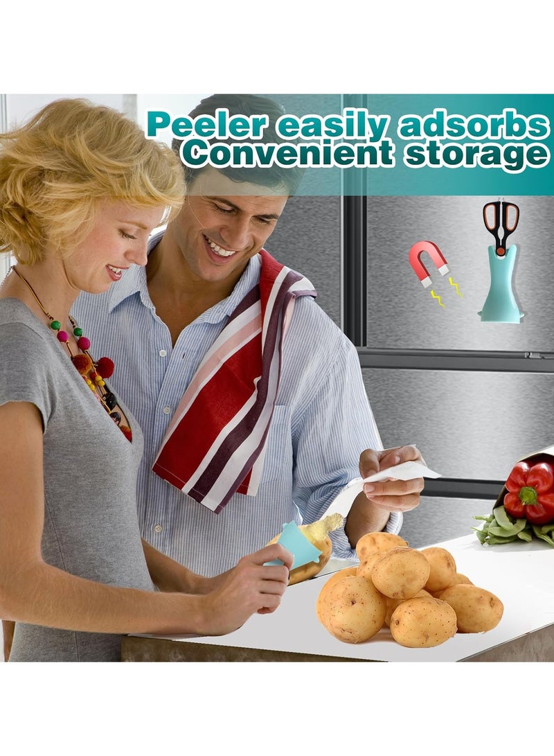 CMGTYYD 5 in 1 Potato Peeler, Y-Shaped Stainless Steel Rotary Vegetable Peeler for Kitchen Fruits Orange Carrots Eggplant, Mango Cucumber Etc Veg Peeler - Image 3