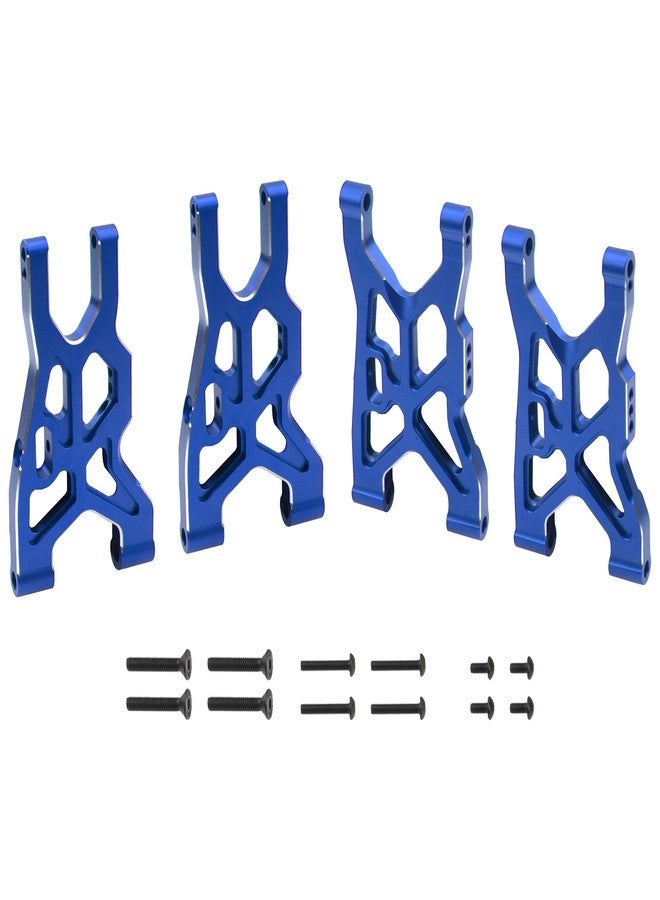 Vgoohobby Metal Front & Rear Suspension Arms Set Upgrades Parts Compatible with Arrma 1/8 Infraction 4X4 MEGA/Vendetta 4X4 3S BLX RC Car (Blue) - Image 4
