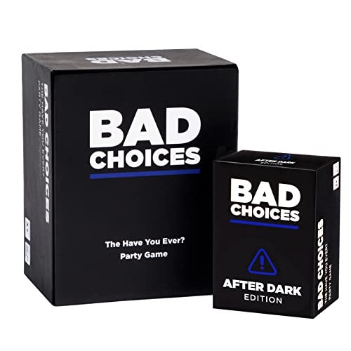 BAD CHOICES Party Game After Dark Set Hilarious Adult Card Game for Friends Game Night Funny Conversation Icebreaker Board Game for Parties Pregames Social Gatherings Fun Gift Ideas - Image 1
