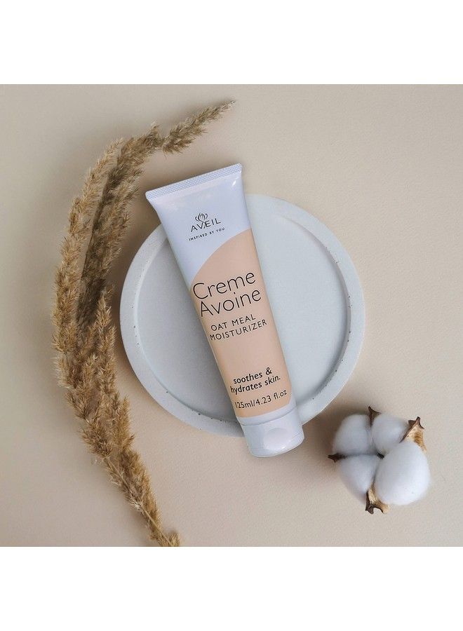 AVEIL Creme Avoine All Season Moisturizer With Oat Meal Extract For Soothing & Hydrating ; Paraben & Paraffin Free ; Nongreasy Body Lotion Cream ; Dermatologically Tested For All Skin Types ; 125 Ml - Image 3