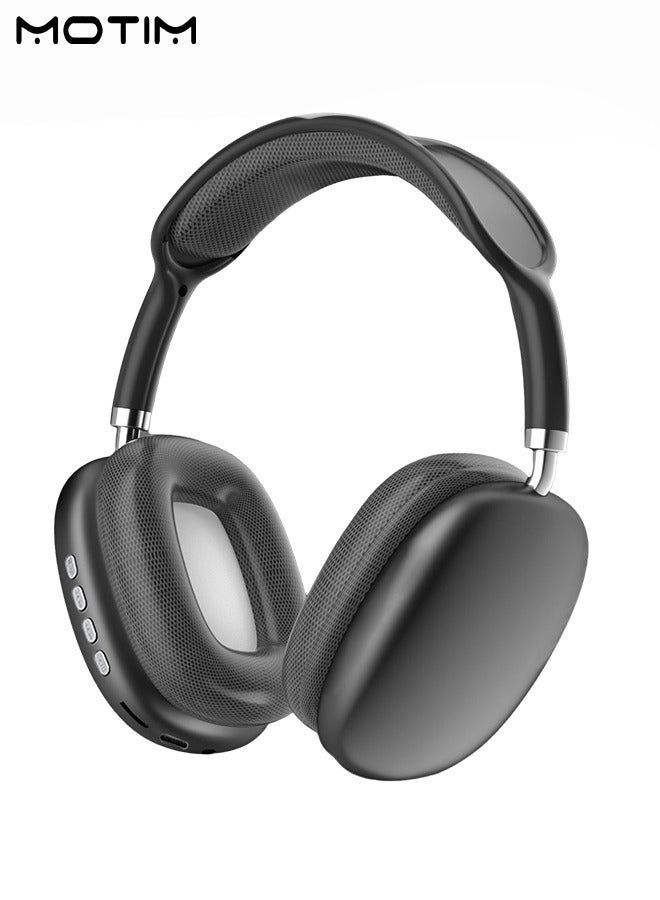 Motim Wireless Headphones, Adjustable Bluetooth Over-Ear Headphones, Original Sound Quality, Stereo Noise Cancelling Headphones, Foldable Lightweight Headset, Gaming/Running/Sports Headphones - Image 2