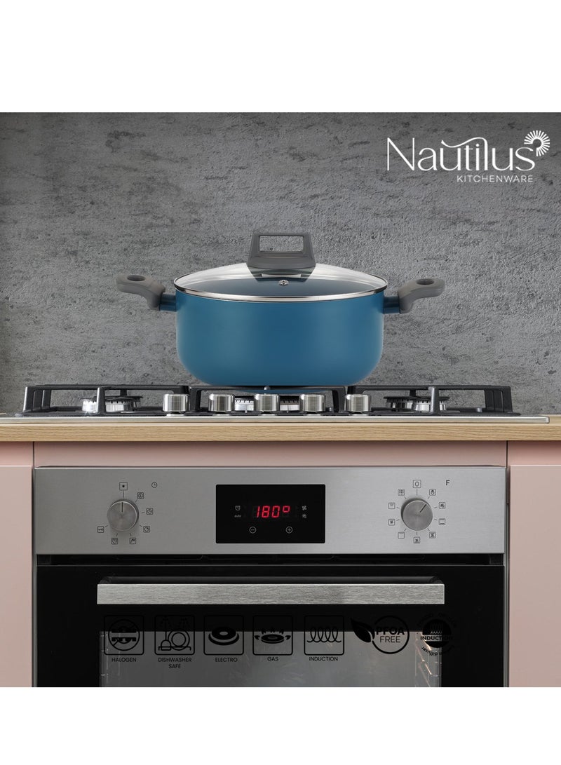nautilus Nautilus  Casserole 26 x 11.5Cm With G Lid, Scratch and Abrasion Resistance  - Image 5