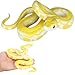 Higherbros Realistic Fake Snake Toy Rubber Gag Toys Python Snake Action Figure for Halloween Prank Props Fake Snake Scare Birds and Squirrels Boa Constrictor Figurine Scary Prank Toys for Kids - Image 4
