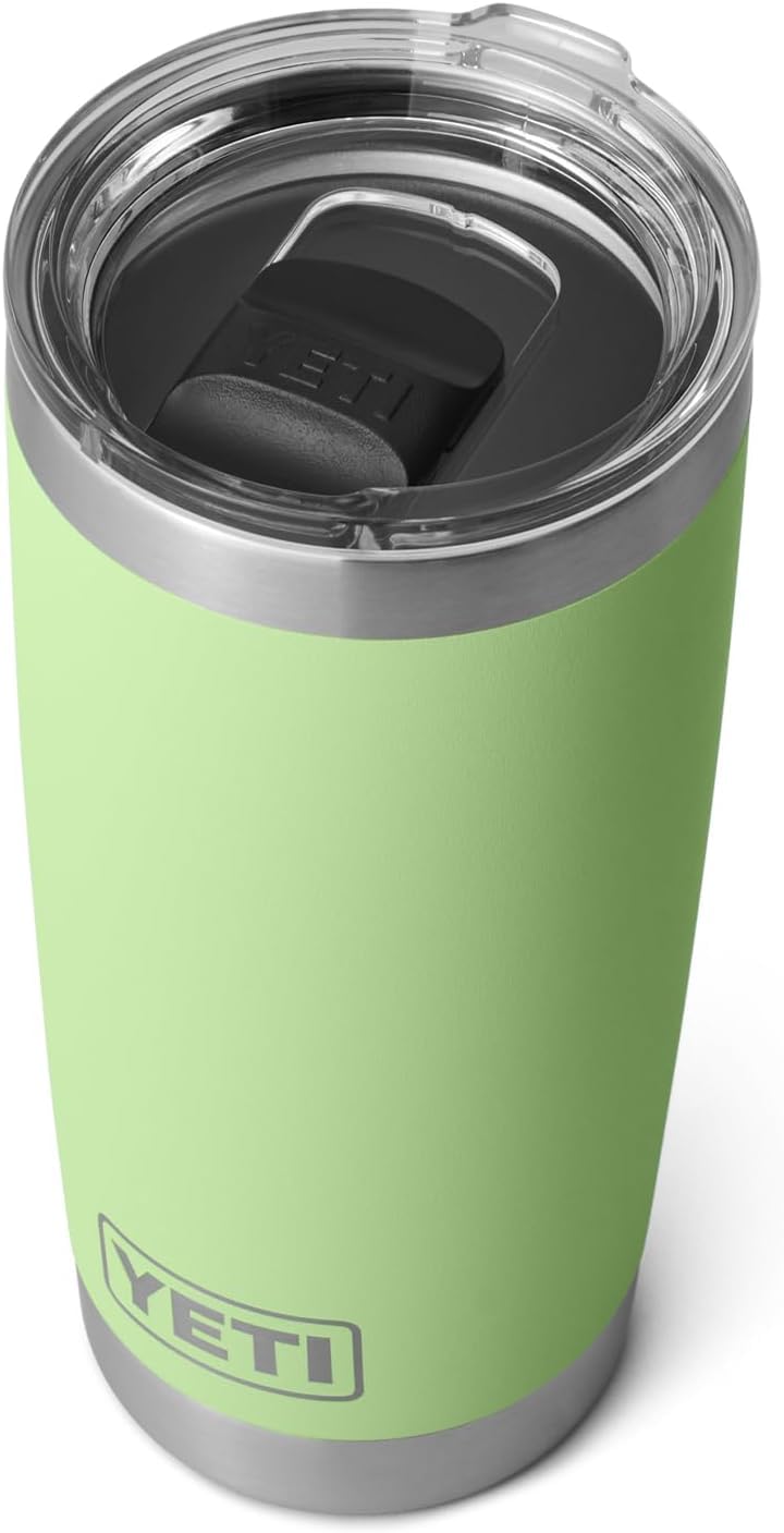 YETI Rambler 20 oz Tumbler, Stainless Steel, Vacuum Insulated with MagSlider Lid, Key Lime - Image 3