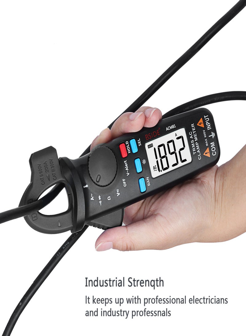 BSIDE ACM91 Clamp Multimeter Digital High Precision Clamp Ammeter Electrical Maintenance Household Multimeter - Image 2