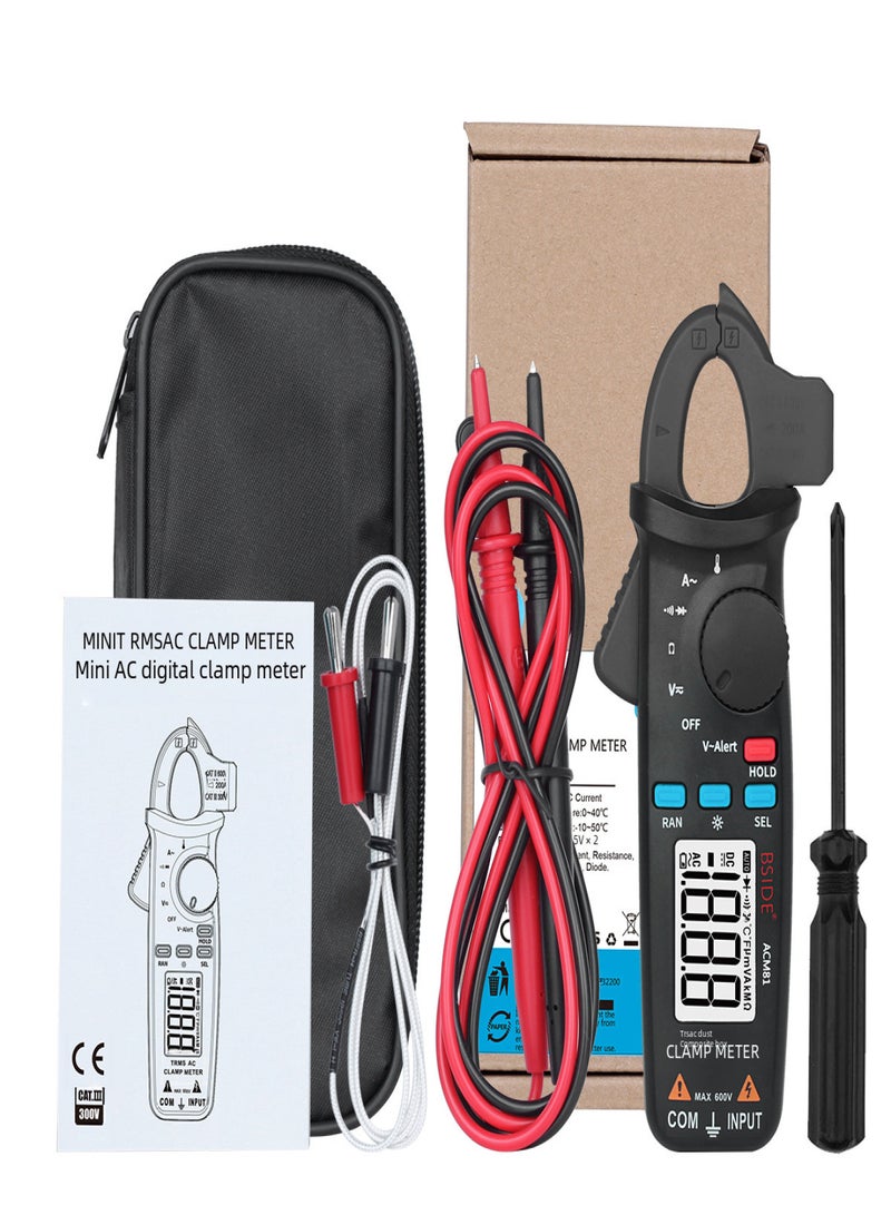BSIDE ACM91 Clamp Multimeter Digital High Precision Clamp Ammeter Electrical Maintenance Household Multimeter - Image 4