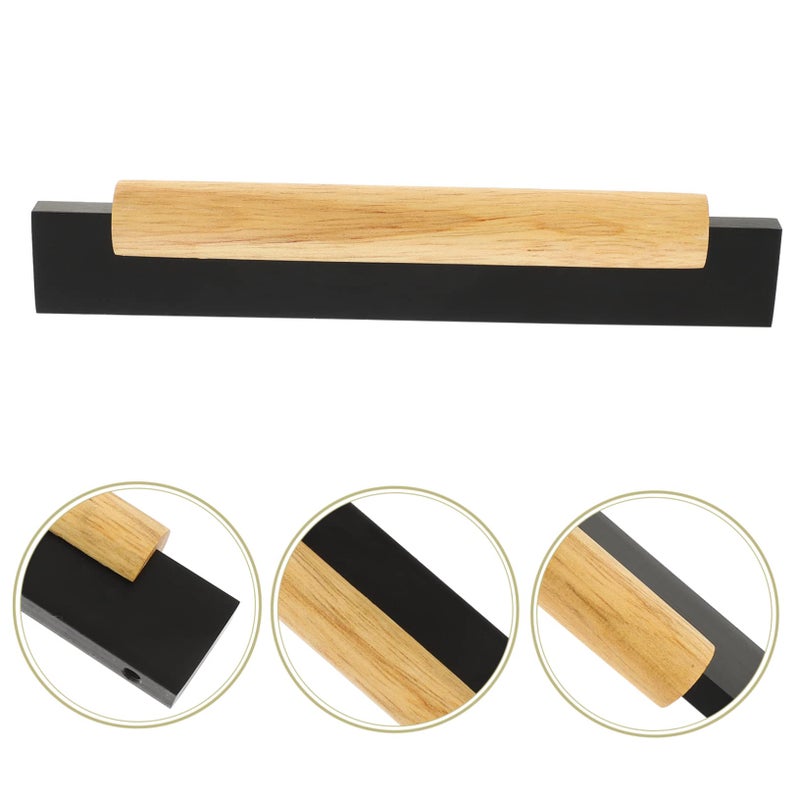 Wooden Door Pull Handles Metal Combination Rustic Style for Cabinets Wardrobe Furniture Upgrades - Image 3