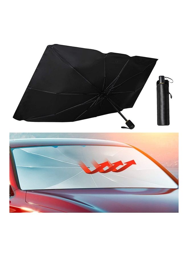 مظلة شمسية قابلة للطي لزجاج السيارة الأمامي - Image 1