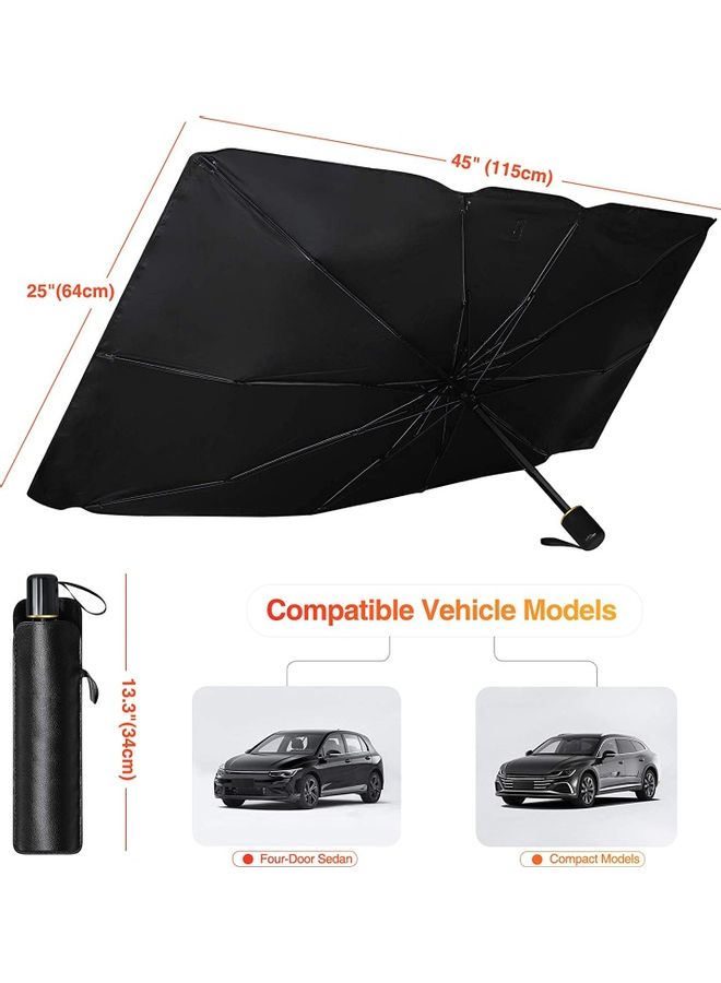 مظلة شمسية قابلة للطي لزجاج السيارة الأمامي - Image 2