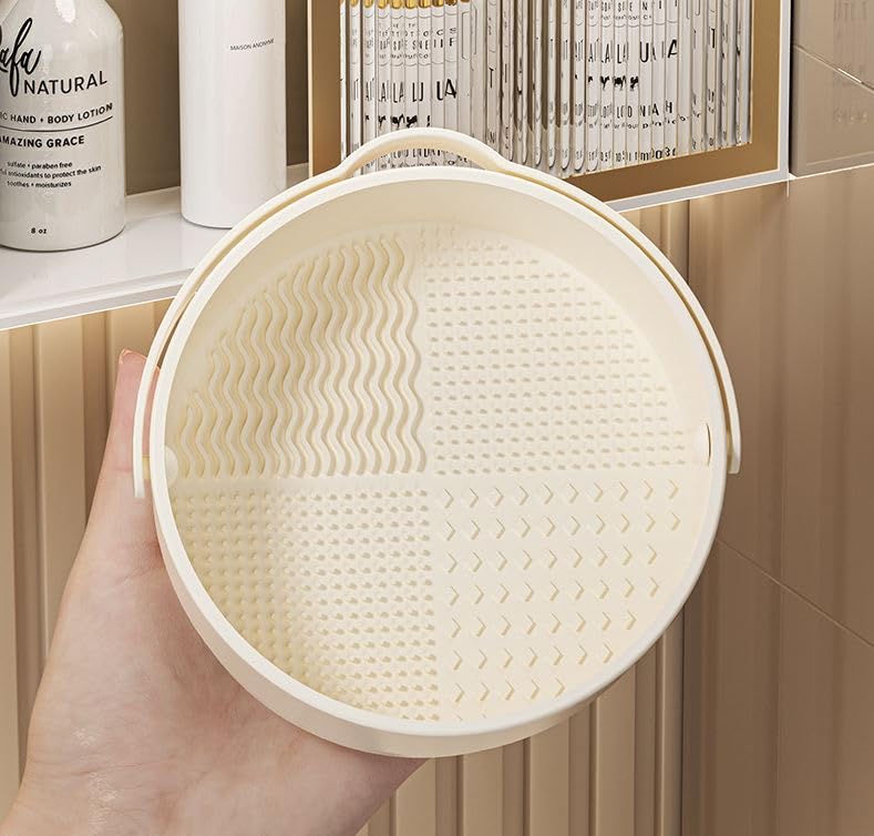 Azelf Cosmetic Storage Box Skin Care Cosmetic Brush Drying Large Capacity Storage Rack Advanced Desktop Storage Dust-proof - Image 4