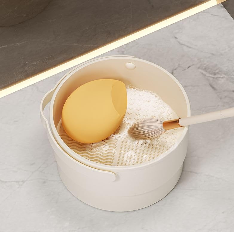 Azelf Cosmetic Storage Box Skin Care Cosmetic Brush Drying Large Capacity Storage Rack Advanced Desktop Storage Dust-proof - Image 5