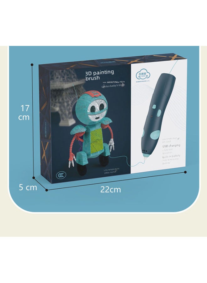 3d Printing Painting Pen Set Low Temperature Wireless Creative Graffiti Toys Children's Diy Stereoscopic Painting Pen-Color:Low Temperature PLC Consumables (100 M) 20 Rolls (20 Colors)  - Image 5