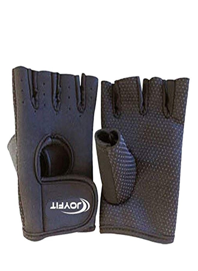 Joyfit Workout Gloves with Wrist Support, Comfortable Padding and Finger Protection for Home and Gym Training, Fitness, Weightlifting, Exercise, Calisthenics, Pull ups for Men and Women (Pair) - Image 1