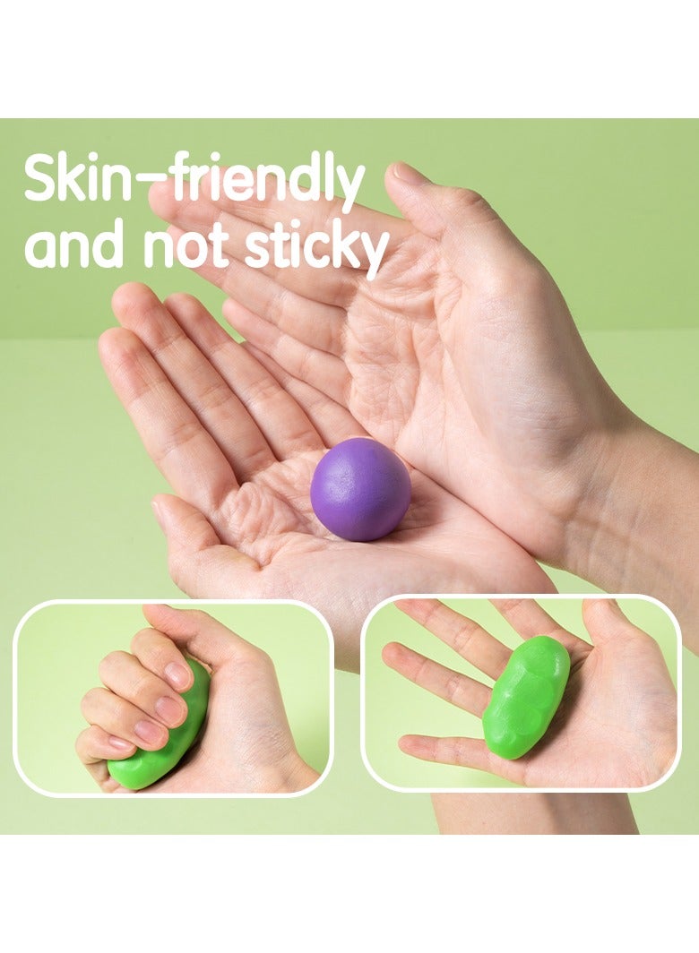 Deli EH712-6 Plasticine 6 Colors 鈥?Ideal for Kids, Crafting, and Creative Play - Image 1