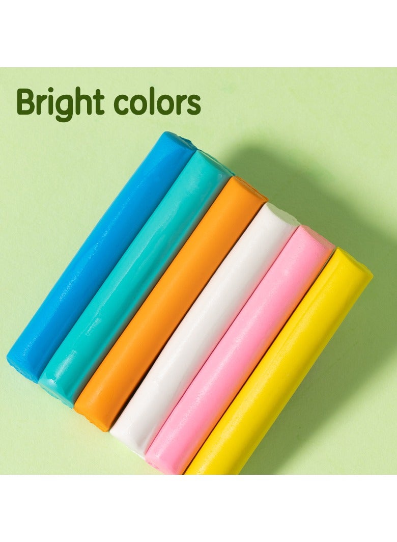 Deli EH712-6 Plasticine 6 Colors 鈥?Ideal for Kids, Crafting, and Creative Play - Image 2