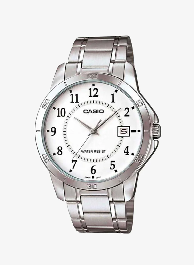 Casio Men's Stainless Steel Analog Watch MTP-V004D-7BUDF - 41.5 mm