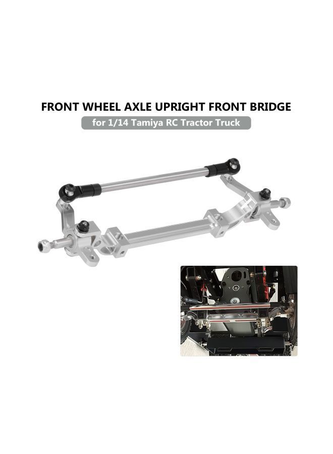 NIBEMINENT Front Wheel Axle Upright Bridge For 1/14 Tamiya RC Tractor Truck - Image 2