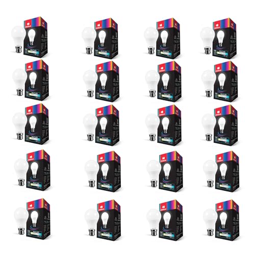 Havells (3 in 1) 9W LED Bulb for Home & Office |B22 LED Bulb Base |Cool Day White Light (6500K/4000k/3000k) |4Kv Surge Protection |High Voltage Protection |Eco Friendly Energy Efficient | Pack of 20 - Image 1