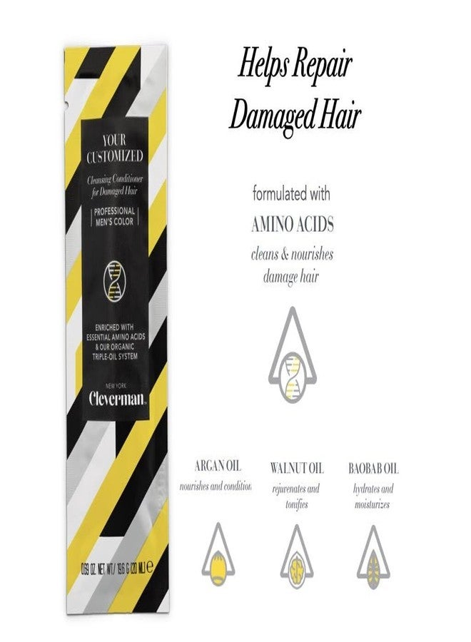 CLEVERMAN Men's Cleansing Conditioner for Damaged Hair (Pack of 5) - Image 4