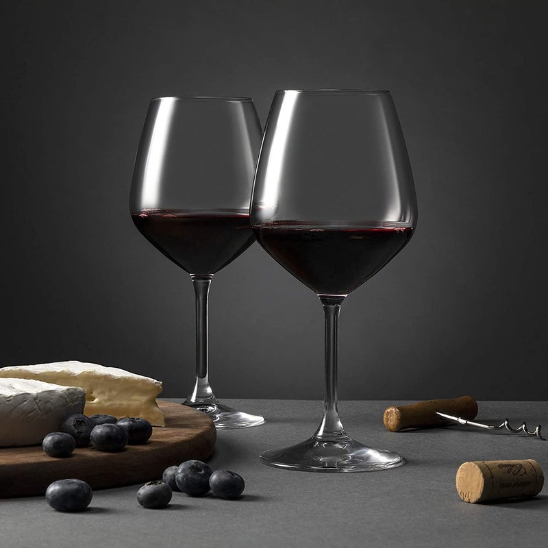 Paksh Novelty Italian Red Wine Glasses - 18 Ounce - Wine Glass Clear (Set of 4) - Image 2