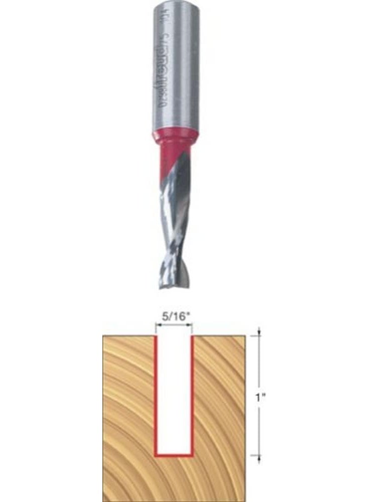 freud Freud 75-104: 5/16" (Dia.) Up Spiral Bit with 1/2" Shank 