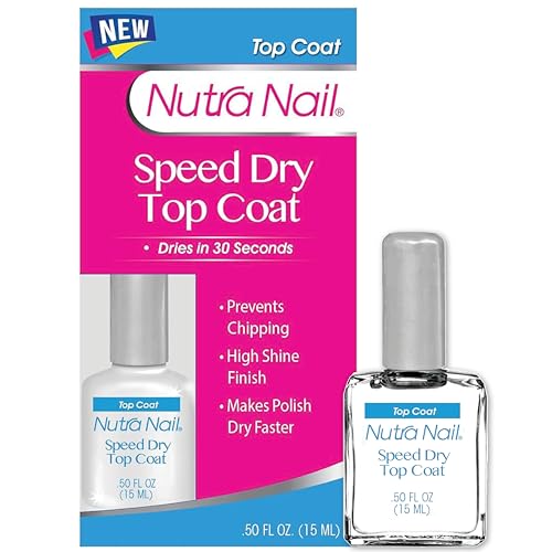 Nutra Nail Manicure Collection Speed Dry in 30 Seconds Quick Dry Top Coat Nail Polish 05 Ounce - Image 2