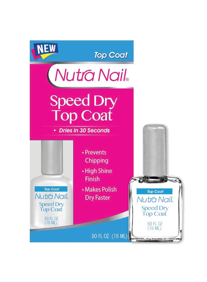 Nutra Nail Manicure Collection Speed Dry in 30 Seconds Quick Dry Top Coat Nail Polish 05 Ounce - Image 3