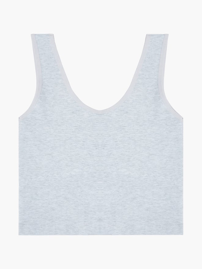 Styli Girls Grey Cotton Cami - Image 1