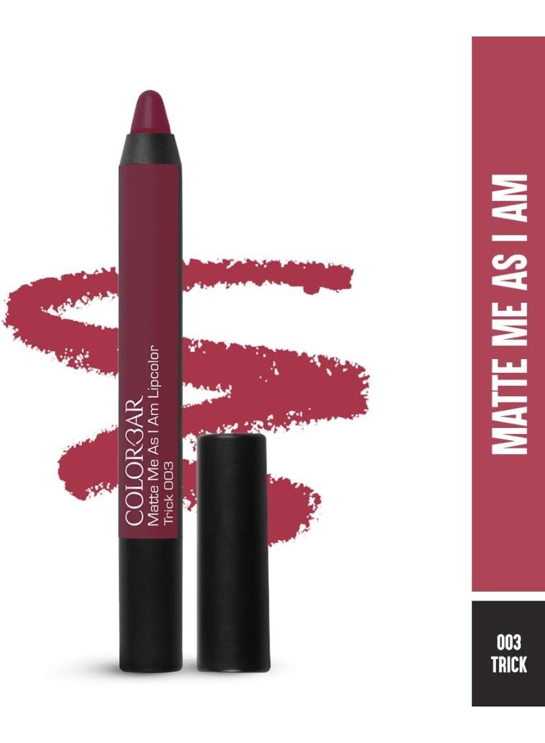 Colorbar Matte me as I am Lipcolor-Trick, Mauve, 2 g - Image 1