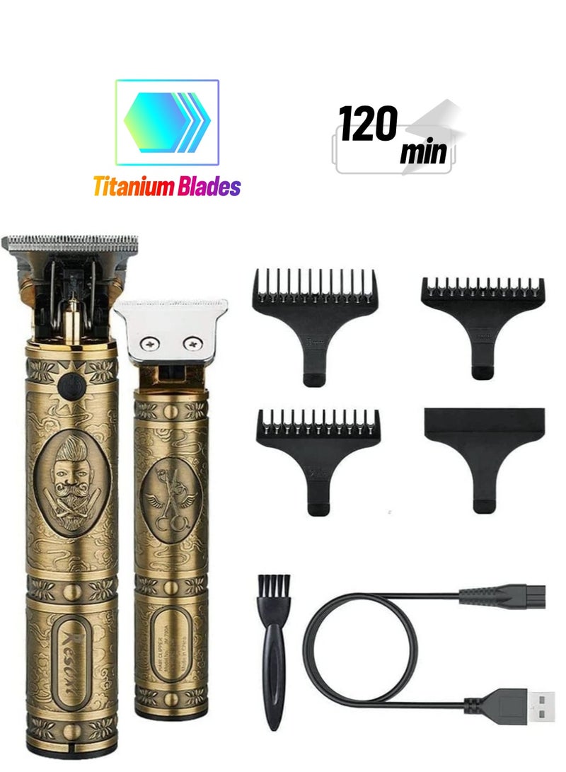 ELTRAZONE Professional Hair Clippers for Men Outliner Grooming Beard Trimmer Close Cutting Salon Cordless Rechargeable - Image 1