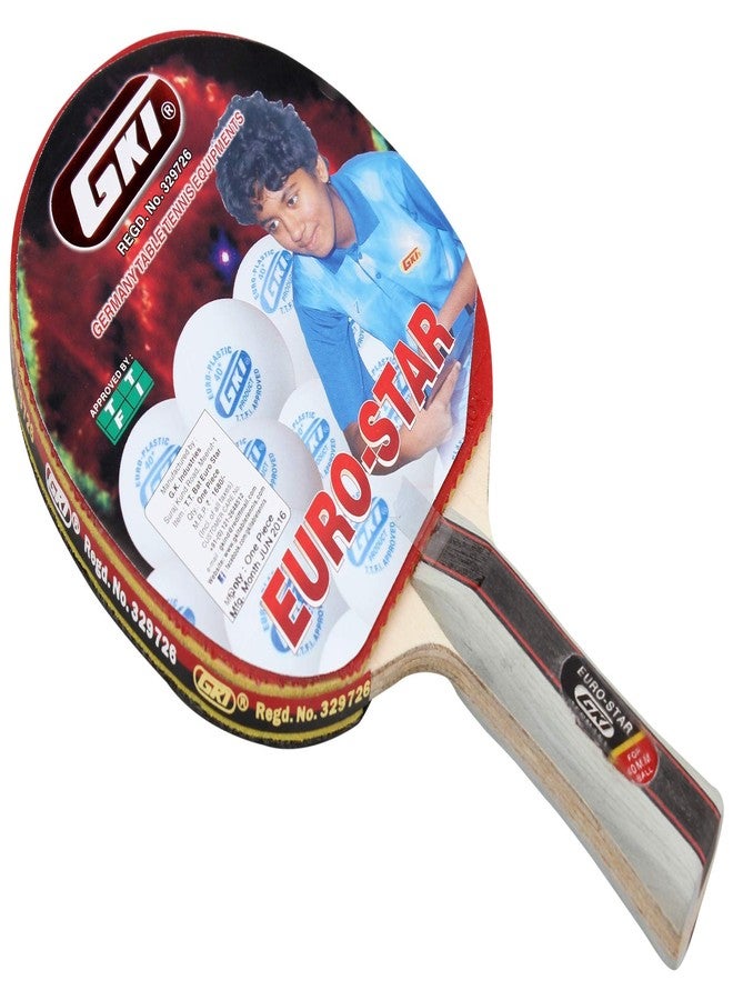 GKI Euro Star Table Tennis Wooden Racquet - Image 3