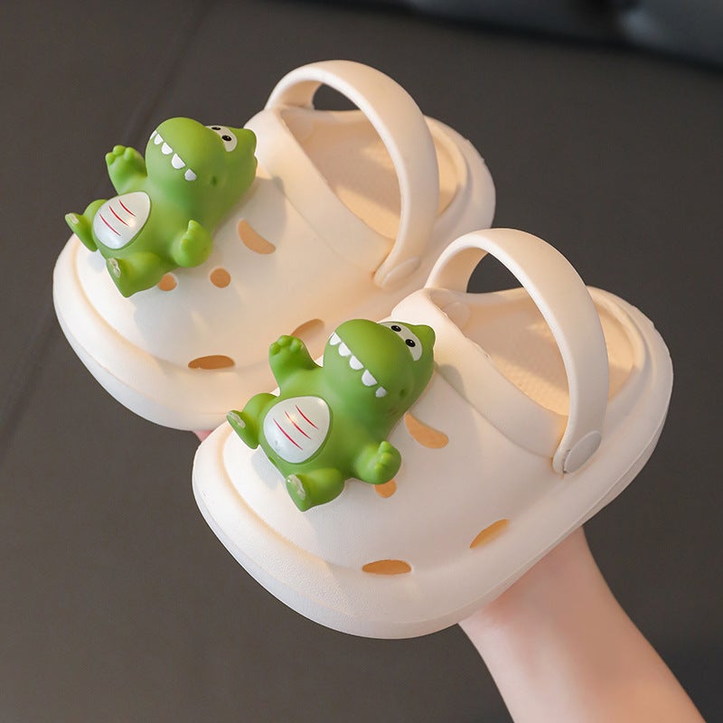 Children's Baotou Slippers Indoor Soft Bottom Non-slip Children's Cave Shoes Summer Cute Children's Beach Shoes Baby Sandals - Image 5