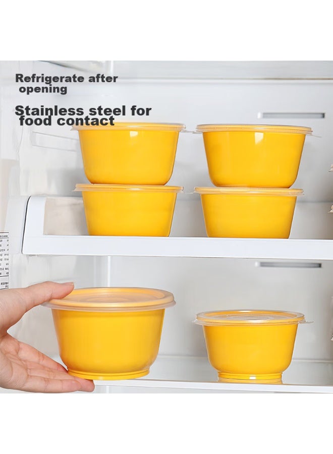 Maryya Meili Ya Disposable Round Food Containers 500ml*10 Sets, Thick Takeout Containers With Lids, Microwave Safe, For Food Storage And Packaging - Image 3