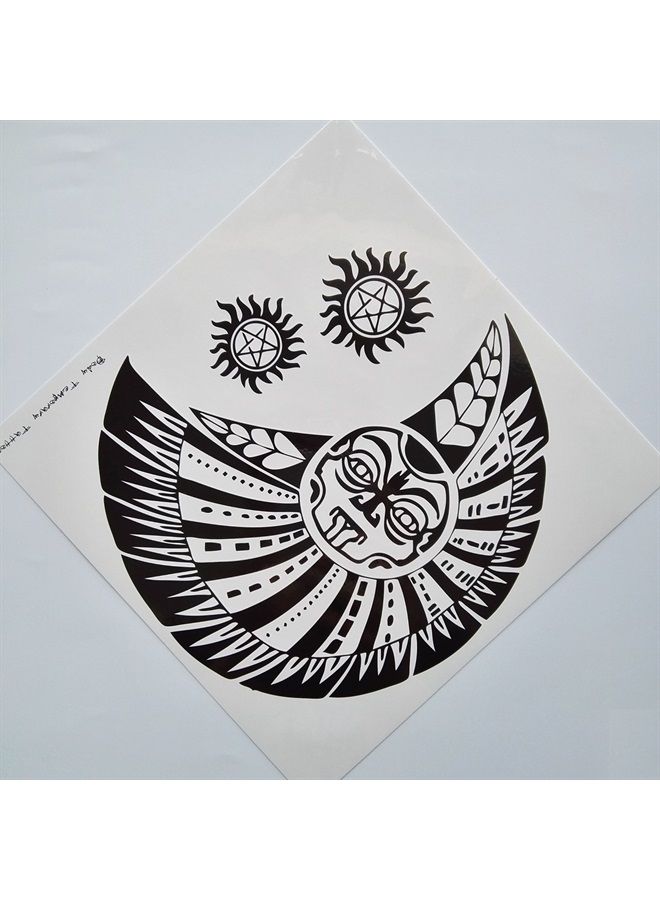 Kotbs 2 Sheets Extra Large Totem Temporary Tattoo Stickers, Waterproof Big Temporary Tattoos for Men Adults Guys Women Body Art Arm Shoulder Chest Make Up Fake Tattoos - Image 5