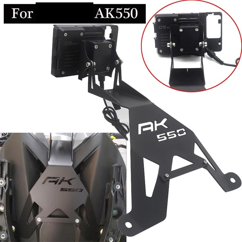 QASULER Motorcycle Phone Navigation Bracket for AK550 - Image 3