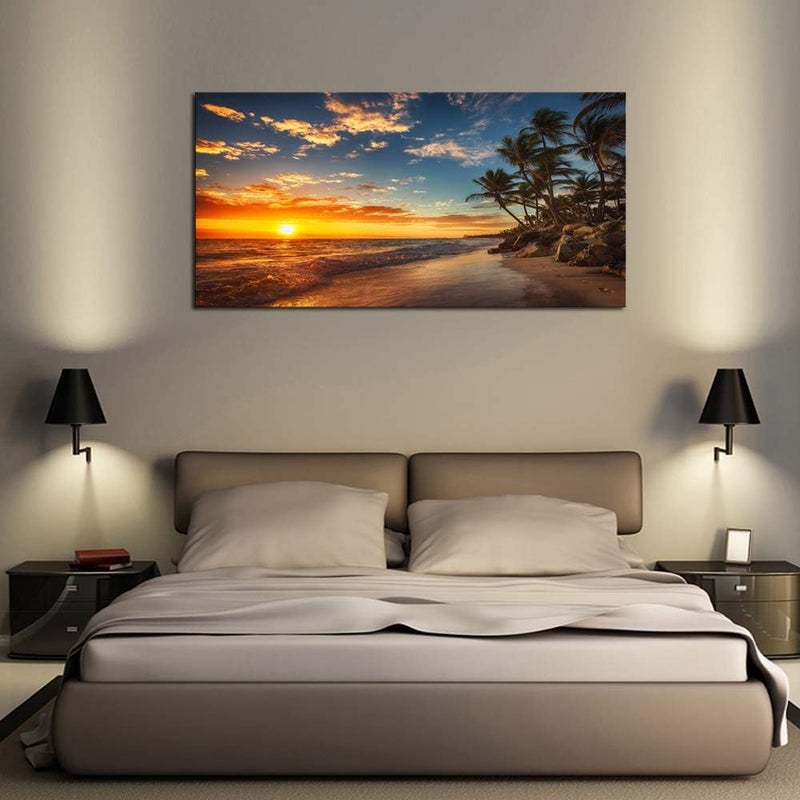 DZL Art Tropical Island Beach Canvas Print - Image 5