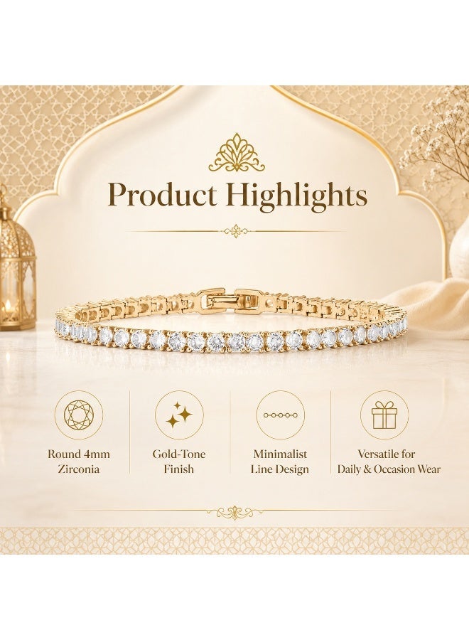 Ucanbe Zirconia Minimalist Bracelet – Niche Design Versatile Accessory - Image 5