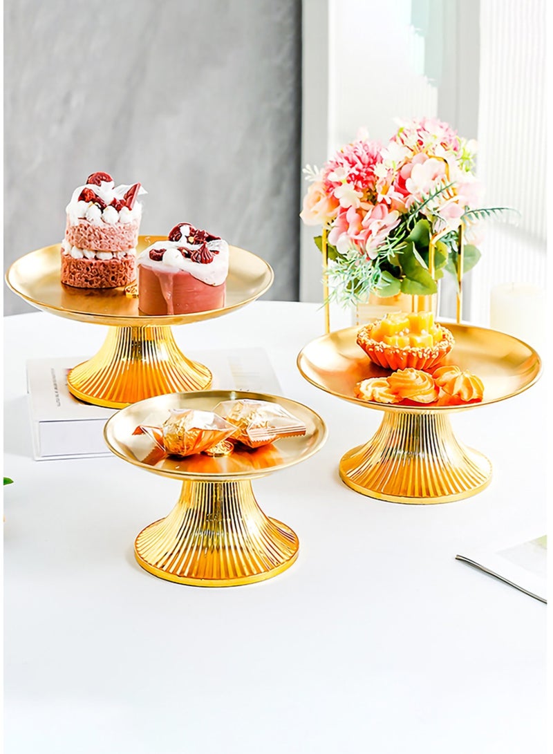 هايدو رفوف الحلوى الذهبية، رفوف عرض كعكة الزفاف الأوروبية - Image 1